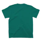 Lichtmuhleのガーベラブーケとデグーのイラスト Regular Fit T-Shirtの裏面