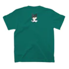 サバ白雑種猫のなめこちゃん屋のなめこちゃん（肖像画） Regular Fit T-Shirtの裏面