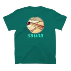 MILKMANIA STOREのsauna スタンダードTシャツの裏面