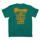 b.n.d [街中でもラグビーを！]バインドの【数量限定】Scrum! ケープラウンイエロー Regular Fit T-Shirtの裏面