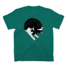 猫山八郎の猫山八郎のアンモニャイト(？) Regular Fit T-Shirtの裏面
