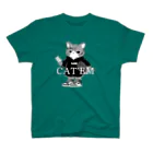 CAT'EM キャッテム　スニーカーを履いた猫のブランドのBASKE CAT 'Shadow'　スニーカーを履いた猫のブランド スタンダードTシャツ