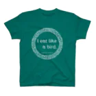 チヨスケのI eat like a bird.私は少食です。シリーズsiro Regular Fit T-Shirt