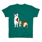 カレーゴハンナー  CURRYGOHANNERのお散歩(いたずらマルチタスク) Regular Fit T-Shirt