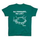 parkahpのNO PANDEIRO, NO LIFE! 右利き用 濃色 スタンダードTシャツ