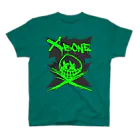 Ａ’ｚｗｏｒｋＳのRAKUGAKIXBONE GRNonBLK スタンダードTシャツ