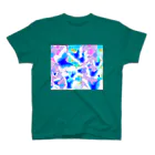 ✨🌈✨ユラクラカン🇯🇵 ✨🌈✨の🦋🌈🦋新世界バタフライエフェクト🦋🌈🦋 スタンダードTシャツ