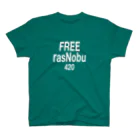 NET SHOP MEKのFREE RasNobu / ラスノブに自由を。 スタンダードTシャツ