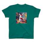 ruiruirのふわふわ白うさぎのクリスマス Regular Fit T-Shirt