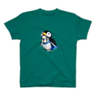 SHOP007のペンギンの着ぐるみを着たセキセイインコです。 スタンダードTシャツ