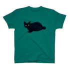 喫茶こぐまやのドヤ顔黒猫 Regular Fit T-Shirt