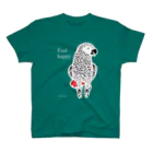 サトウユキエのハッピーインコ・ヨウム スタンダードTシャツ