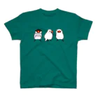 文鳥堂のわんぱく文鳥 スタンダードTシャツ