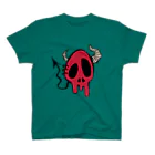 CUBIC ITEMのDevil Skull-Red- Regular Fit T-Shirt