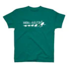 かえるれぼりゅーしょんのかえるれぼりゅーしょん 白 スタンダードTシャツ