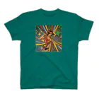deepflowのパーティーガール Tシャツ グリーン スタンダードTシャツ