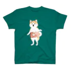 wankorosobaのでべその付いた腹巻 スタンダードTシャツ