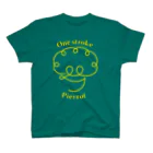 One stroke PierrotのOne stroke Pierrot (黄線) Regular Fit T-Shirt