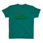 dracaenaのMOUNTAIN LOGO #03 スタンダードTシャツ