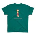 ねこや久鶻堂のKOKESHI-nglish : LIVE LIFE ON THE EDGE! Regular Fit T-Shirt