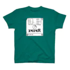 ファンシーショップ「エモエモ」のエモいフロッピー白文字ver Regular Fit T-Shirt