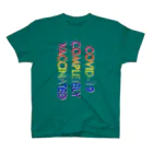 でおきしりぼ子の実験室のCOVID-19_ワクチン完全接種済(縦) Regular Fit T-Shirt