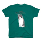 NIKORASU GOのユーモアネコデザイン「どおせかわいくないし」（Tシャツ・パーカー・グッズ・ETC） スタンダードTシャツ