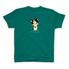 水玉猫の三毛猫ミケちゃん Regular Fit T-Shirt