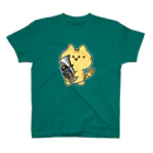  ふじねこ屋のユーフォニアムねこ（銀） Regular Fit T-Shirt