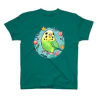 甘えん坊オカメインコのセキセイインコ原種ちゃん スタンダードTシャツ