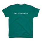 7IRO GLAMOUROUSの※ノエルなし白文字 7IRO GLAMOUROUSシンプルロゴ  Regular Fit T-Shirt