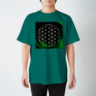 紫園+sion+(麗舞+reybu+)の💚♾麻の葉♾模様💚 スタンダードTシャツ