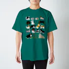 いきものや のの(本館)のいぬたくさん Regular Fit T-Shirt