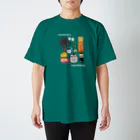 Andiamoのチーム・カルボナーラ（白文字） スタンダードTシャツ