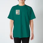 fude-egakiの飄々ウサギ　本を読む スタンダードTシャツ