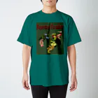 Exotc Peony～絵夢～のNepentes Paradiseシリーズ緑 スタンダードTシャツ