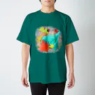 月夜のタツノオトシゴのAutumn of the dwarfs スタンダードTシャツ