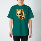 JUPITERの金運猫開運祈りＴシャツ スタンダードTシャツ