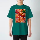 🦠きゃびあ🦠のトマトいっぱい スタンダードTシャツ