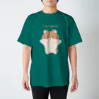 はちわれネコのポーカーフェイスのアイ・アム・ハムスター Regular Fit T-Shirt