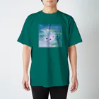 ノザキ-Nozakiの波紋を広げるてんとう虫 スタンダードTシャツ