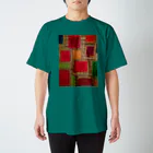 hirakoARTのカラフルスクエア Regular Fit T-Shirt