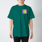 Tadokoroの紫黄緑桃黄 スタンダードTシャツ