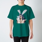 swanart_officialの白兎 Regular Fit T-Shirt