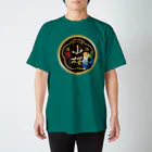 ほほらら工房 SUZURI支店の清酒小桜黒 Regular Fit T-Shirt