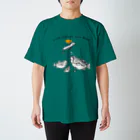 カブヌシ 商會（SUZURI店）の飛ぶ前に見ろ！ Regular Fit T-Shirt