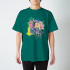 Aya Tagawaの五月のお花盛りだくさん Regular Fit T-Shirt