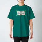 あこ63のJR山手線新宿駅15番線ホーム スタンダードTシャツ