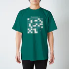 AJU*のQ1（白インク） スタンダードTシャツ