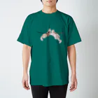 伽藍堂別邸のなかよしハスキー スタンダードTシャツ